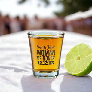 Woman of Honor Shot Glass