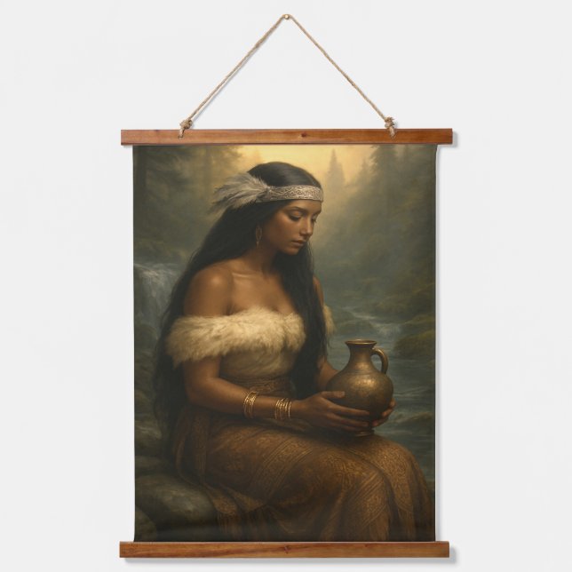 Woman of Nature’s Spirit Hanging Tapestry (Front)