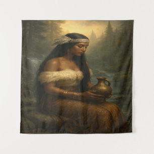 Woman of Nature’s Spirit Tapestry