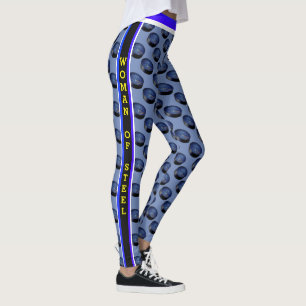 Woman of Steel / Steel in Love (editable) Steelpan Leggings