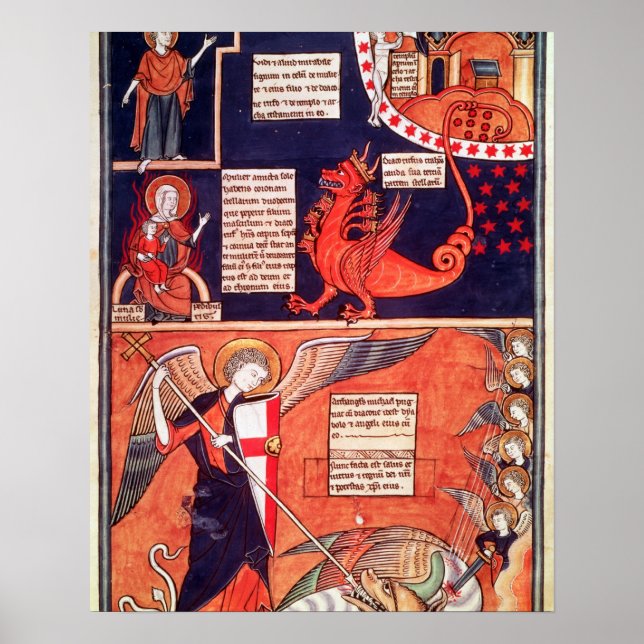 Woman of the Apocalypse Being Attacked by the Seve Poster (Front)