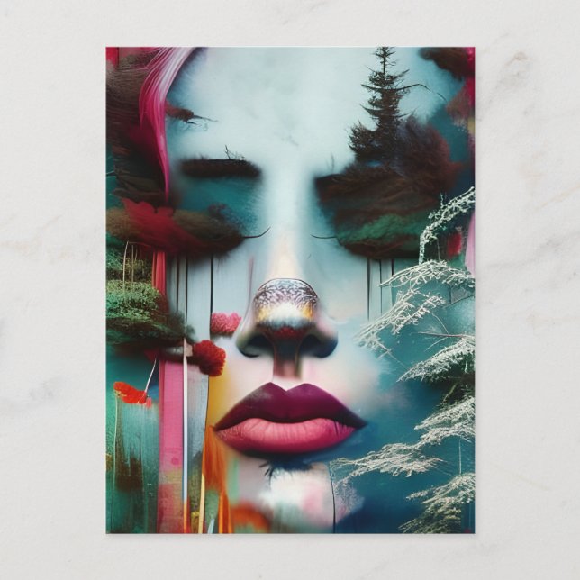 Woman of the Forest Postcard (Front)