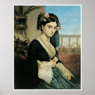 Woman of the Orient, 1840 Charles Gleyre Poster
