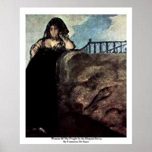 Woman Of The People In An Elegant Dress Poster