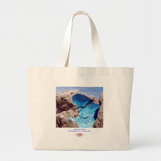 Woman of the Sky 1/Bag Large Tote Bag (Front)
