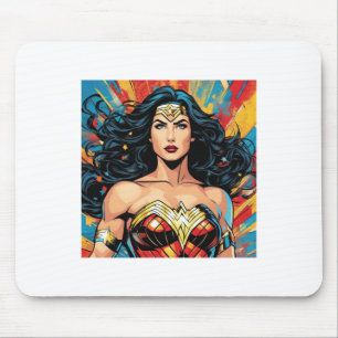 Woman Of Wonder Sticker Mouse Mat