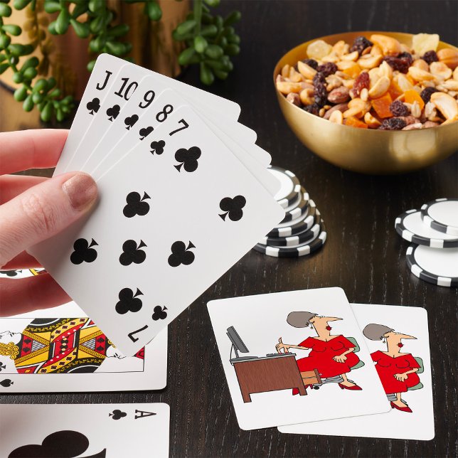 Woman Office Worker Playing Cards (Creator Uploaded)
