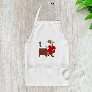 Woman Office Worker Standard Apron