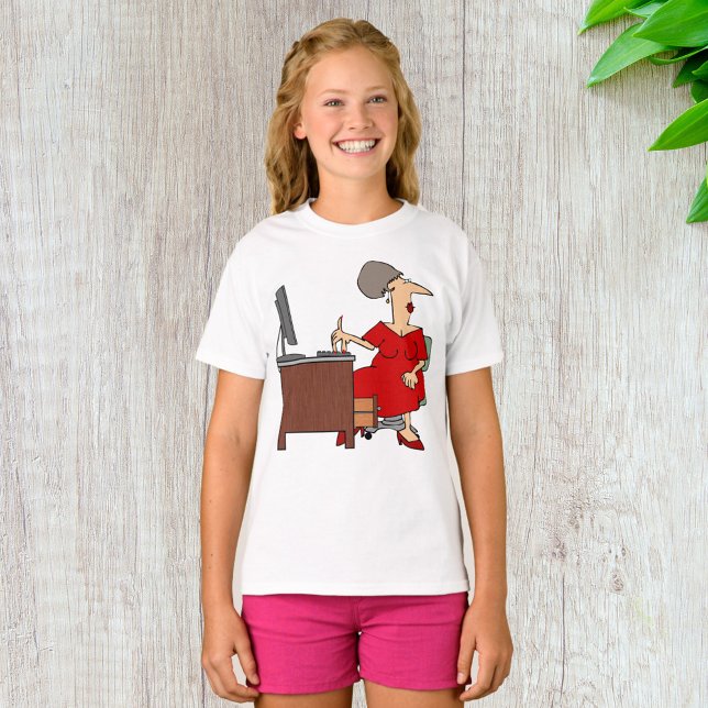 Woman Office Worker T-Shirt (Creator Uploaded)