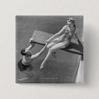 Woman on Diving Board