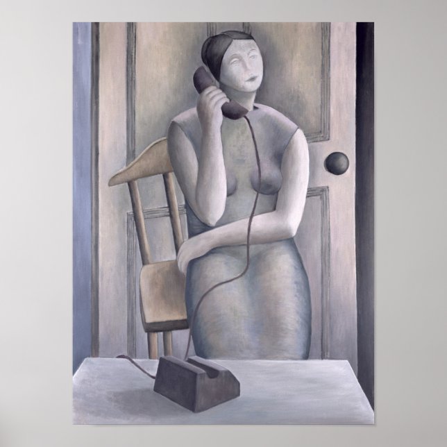 Woman on Phone 1995 Poster (Front)