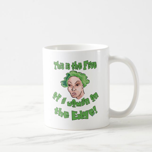 Woman on the Edge Coffee Mug (Right)
