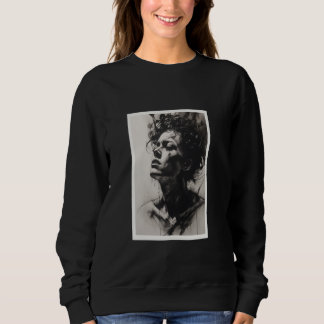Woman Painted Sweatshirt