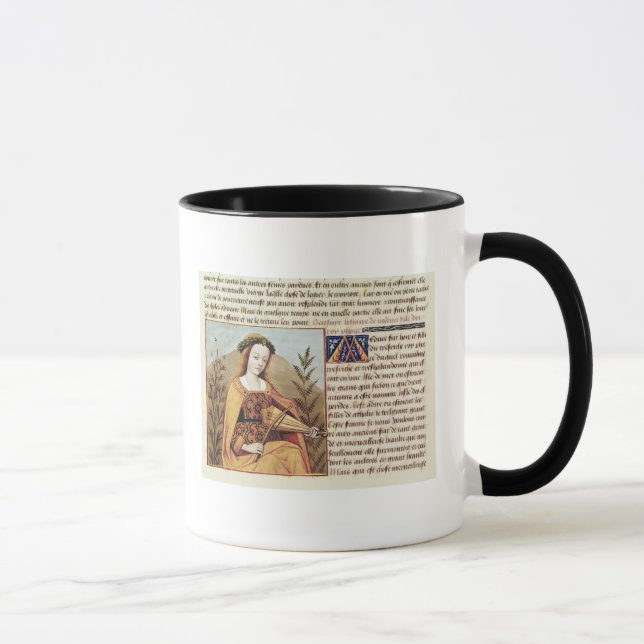 Woman playing a viol mug (Right)