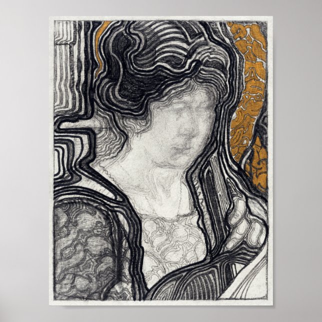 Woman playing cello poster (Front)