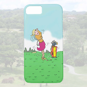 Woman Playing Golf iPhone 8/7 Case