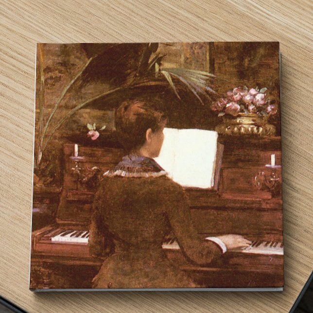 Woman Playing Piano  Gift Box Tile (Creator Uploaded)