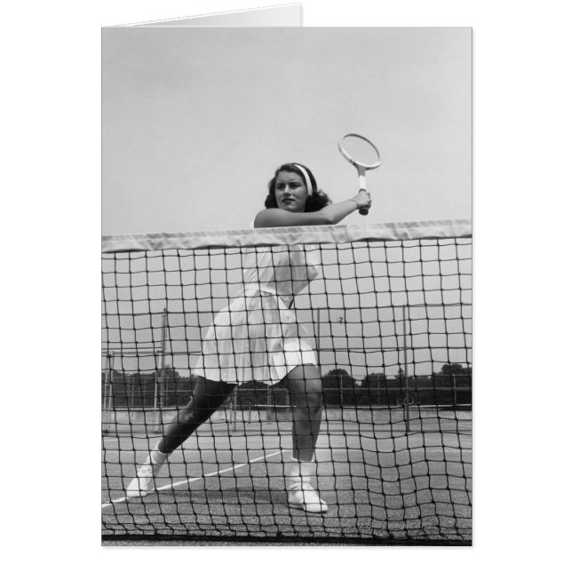 Woman Playing Tennis (Front)