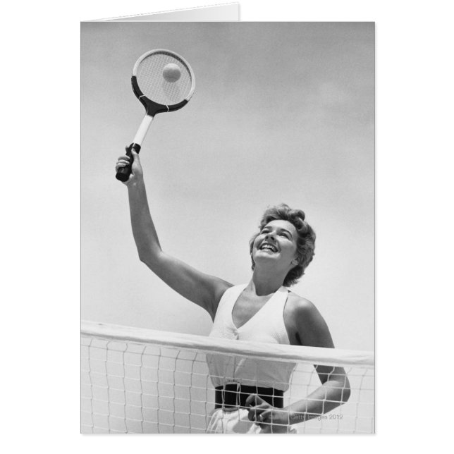Woman Playing Tennis 2 (Front)