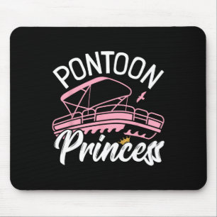 Woman Pontoon Boat Girl I Pontoon Princess Pontoon Mouse Mat
