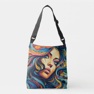Woman Pop Art Crossbody Bag