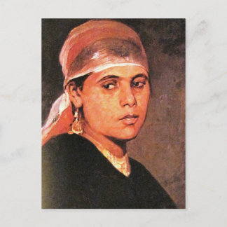 woman Portrait Postcard