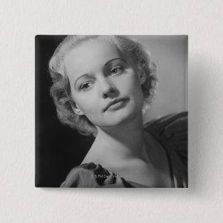 Woman Posing 2 15 Cm Square Badge