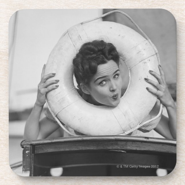Woman Posing 3 Coaster (Front)