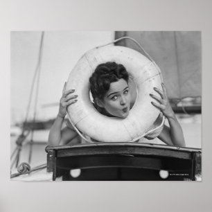Woman Posing 3 Poster