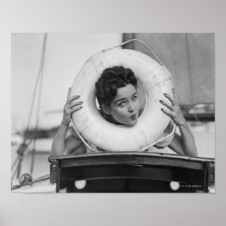 Woman Posing 3 Poster