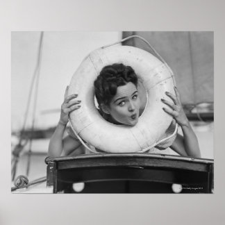Woman Posing 3 Poster