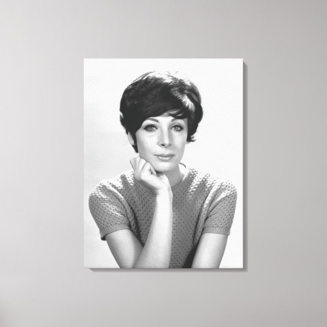 Woman Posing Canvas Print (Front)