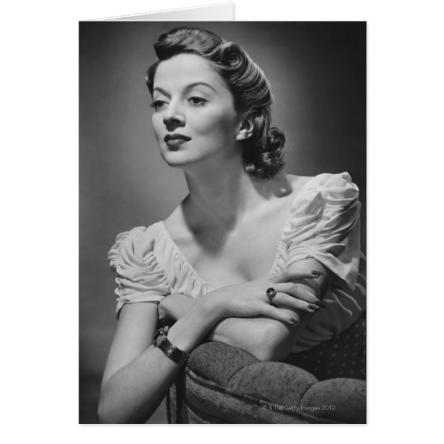 Woman Posing in Studio (Front)