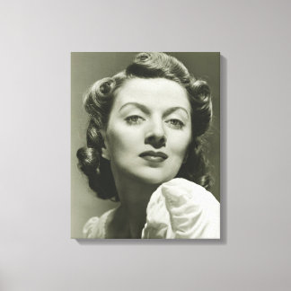 Woman Posing in Studio 2 Canvas Print