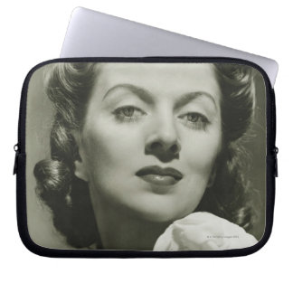 Woman Posing in Studio 2 Laptop Sleeve