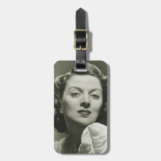 Woman Posing in Studio 2 Luggage Tag