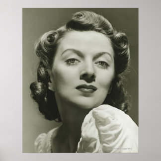 Woman Posing in Studio 2 Poster