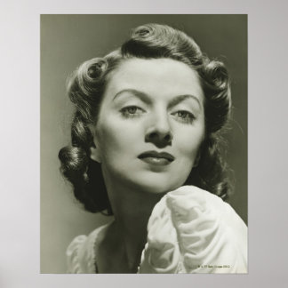 Woman Posing in Studio 2 Poster