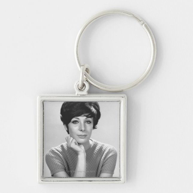 Woman Posing Key Ring (Front)