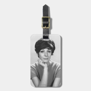 Woman Posing Luggage Tag