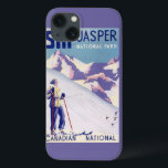 Woman Posing Open Slopes Poster iPhone 13 Case<br><div class="desc">Jasper National Park,  Canada - Woman Posing Open Slopes Poster - Jasper National Park,  Canada  was created in 1950. This image depicts scenes from Jasper National Park,  Canada.</div>