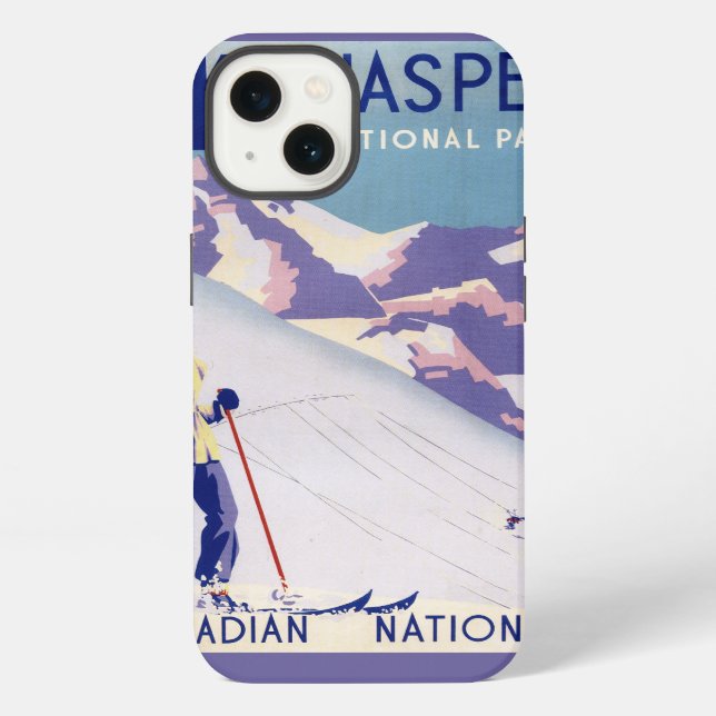 Woman Posing Open Slopes Poster iPhone Case (Back)