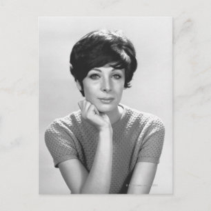 Woman Posing Postcard