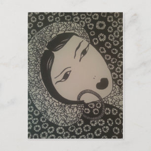 Woman Postcard