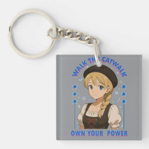 woman power key ring