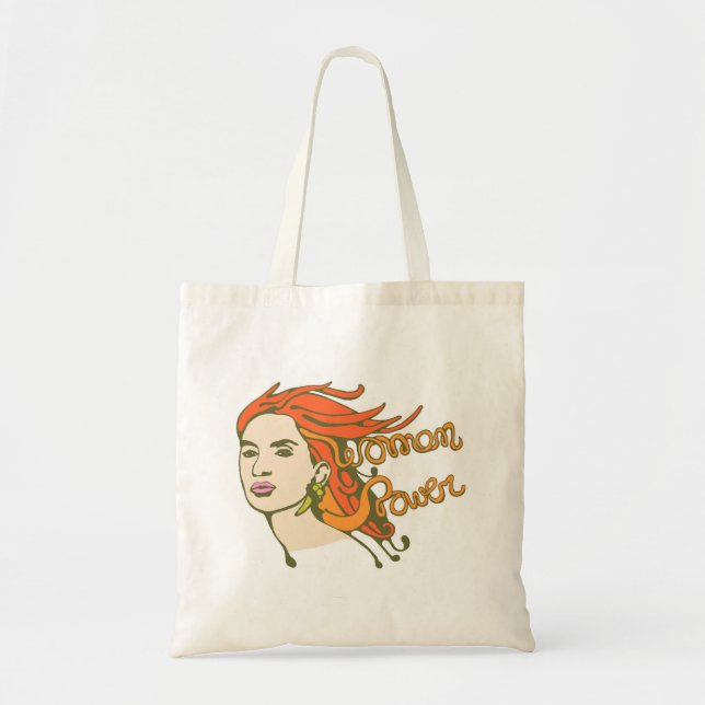 Woman Power Tote Bag (Front)