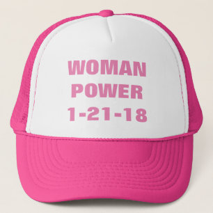 WOMAN POWER TRUCKER HAT