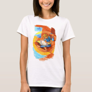 Woman Reading Artsy T-Shirt
