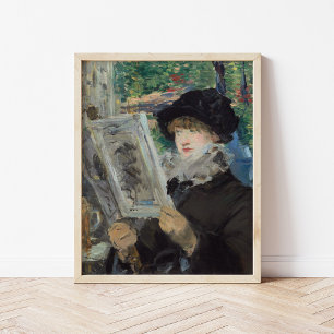 Woman Reading   Édouard Manet Poster