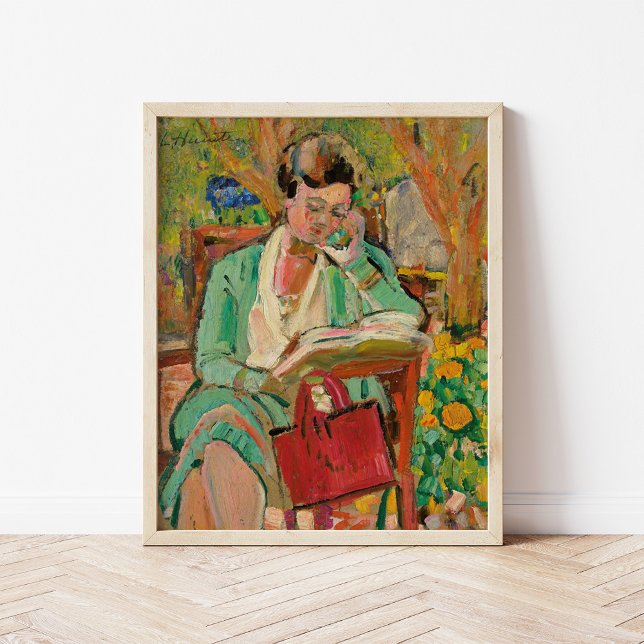 Woman Reading | George Leslie Hunter Poster (Creator Uploaded)